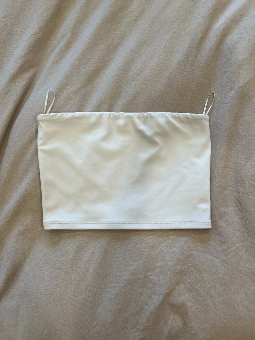 Express white tube top